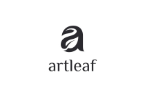 Art Leaf Letter A Logo Screenshot 3