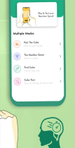 Brain Exercise - Reaction Time - Android App Templ Screenshot 2
