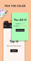 Brain Exercise - Reaction Time - Android App Templ Screenshot 6