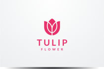 Tulip Flower  Logo Screenshot 1