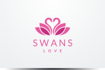 Swans Love Logo Screenshot 1