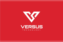 Versus Letter V Logo Screenshot 2