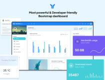 MaterialPRO Bootstrap Admin Dashboard Template Screenshot 1