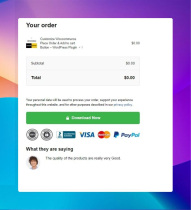 Customize Woocommerce Place Order Screenshot 1