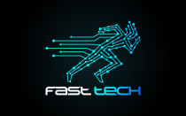 Fast Human Power Technology Logo Design Screenshot 1