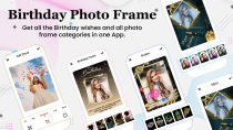 Happy Birthday Photo Frames - Android App Screenshot 1