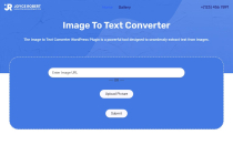 Image To Text Converter Tool WordPress Plugin Screenshot 1