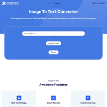 Image To Text Converter Tool WordPress Plugin Screenshot 3