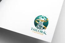 Modern Fashion Clothing And Tailor Logo Design Screenshot 3