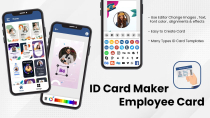 ID Card Maker - Employee Card - Android Screenshot 1