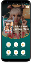 PIP Photo Collage Maker With Photo Editor Android Screenshot 1