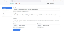 Web to PDF Converter Screenshot 2