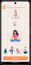 5 Minutes Pregnancy Yoga Android Screenshot 2