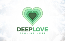 Creative Heart Deep Love Logo Design Screenshot 1