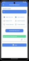 Secure Password Generator Android App Template Screenshot 3