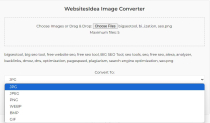 Image Converter Tool - WordPress Plugin Screenshot 2