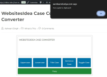 Text Case Converter For WordPress Screenshot 1
