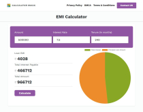 Calculator Magic 12 Calculators PHP Script Screenshot 3