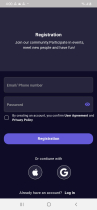 Universal Event Management and Ticketing Flutter  Screenshot 1