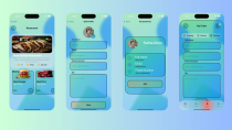 Food Delivery App Glass Morpic - iOS17  SwiftUI Screenshot 4