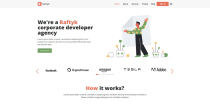 Raftyk - HTML5 Landing Page Screenshot 3