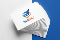 Catch The Thief Ninja Shield Security Logo Design Screenshot 5