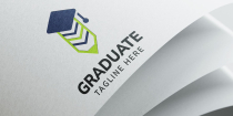 Graduate Education Logo Design Template Screenshot 1