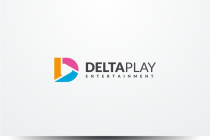 Delta Play Letter D Logo Screenshot 1