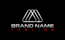 Brand Triangle Shape Triple Letter A Logo Design Screenshot 1