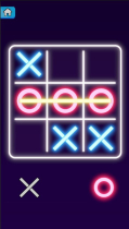 Tic Tac Toe 2D Glow Game Unity Source Code Screenshot 8