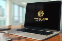 Creative Tire Golden Wheel Logo Design Screenshot 5