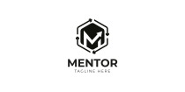 Mentor M Letter Logo Design Screenshot 2