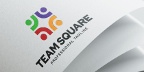 Team Square Logo Design Screenshot 1