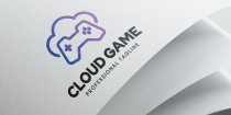 Cloud Game Logo Design Screenshot 1