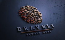 Valiant Brave Lion Head Logo Screenshot 2