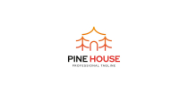 Pine House Logo Template Screenshot 3