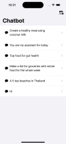 AI Chatbot - GPT-4o mini - iOS App - Swift SwiftUI Screenshot 2