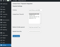 CF7 Paystack Integration Screenshot 1