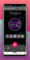 My Single Podcast Radio with Live TV - Android Screenshot 1