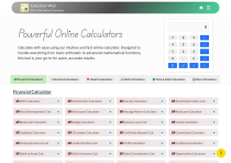 Calculator Studio - Online Calculators Script Screenshot 1