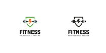 Fitness Gym Logo Design Template Screenshot 2