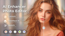 AI Enhancer Photo Editor with AdMob Ads Android Screenshot 1