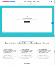 AI Content Detector And Humanizer PHP Script Screenshot 2
