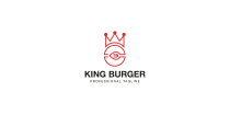 King Burger Logo Design Screenshot 2