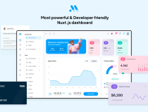 MaterialM Nuxt Js Admin Dashboard Template Screenshot 2