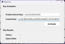 License Activation Key Generator C# Screenshot 3