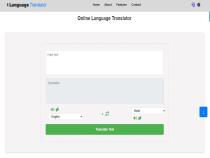 Online Language Translator Screenshot 1