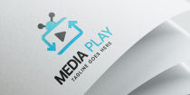 Media Play Logo Design Screenshot 1