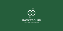 Racket Club Logo Design Screenshot 3