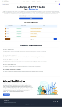Swiftlist.io - Banks SWIFT Code Database Script Screenshot 3